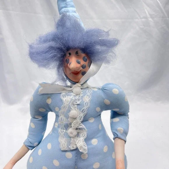 VTG whimsical porcelain clown